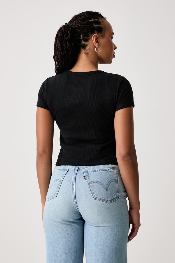 Футболка жіноча Guess Jeans колір чорний фото 3
