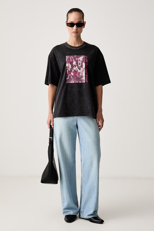 Футболка жіноча бавовняна Karl Lagerfeld Jeans колір чорний фото 2