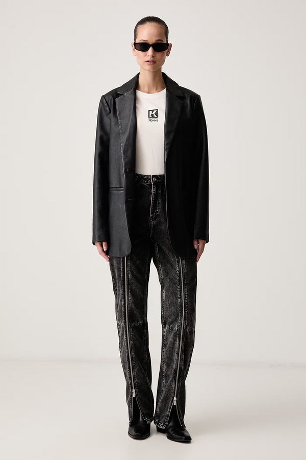 Футболка жіноча з модалем Karl Lagerfeld Jeans колір бежевий фото 2