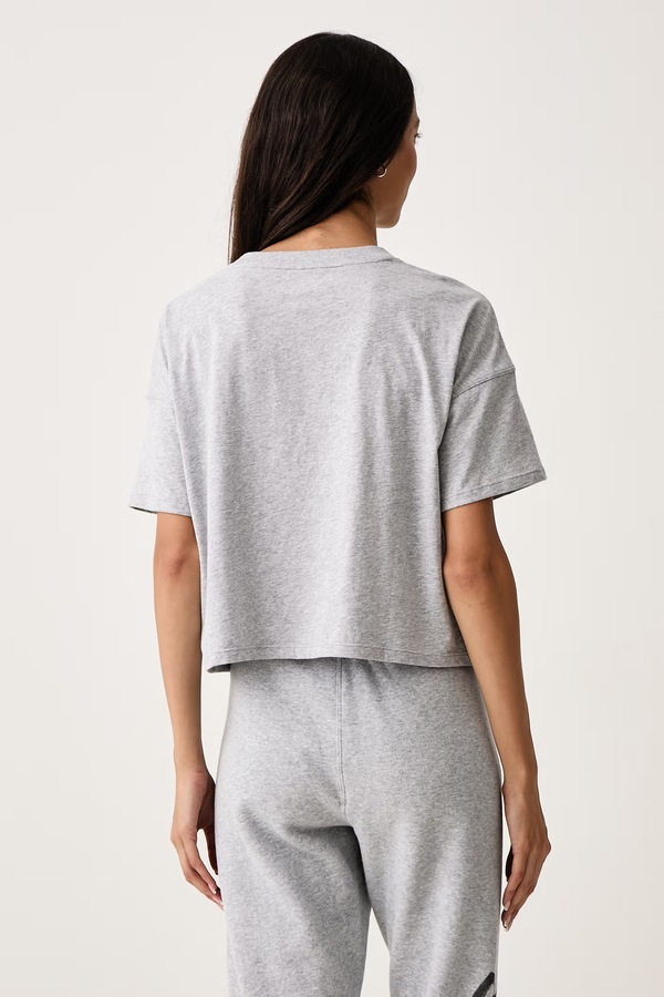 Футболка жіноча бавовняна DKNY колір сірий фото 2