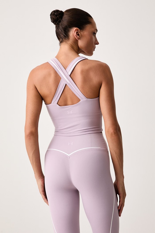 Топ для йоги жіночий Under Armour Meridian Contour колір рожевий фото 3