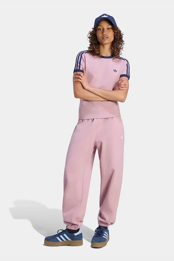 Футболка жіноча з бавовною adidas Originals колір рожевий фото 3