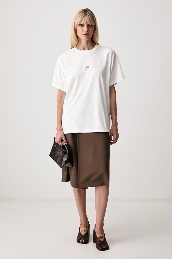 Футболка жіноча бавовняна MM6 Maison Margiela колір білий