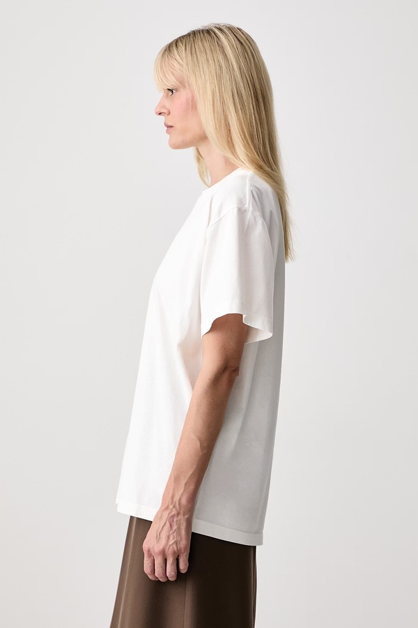 Футболка жіноча бавовняна MM6 Maison Margiela колір білий фото 4