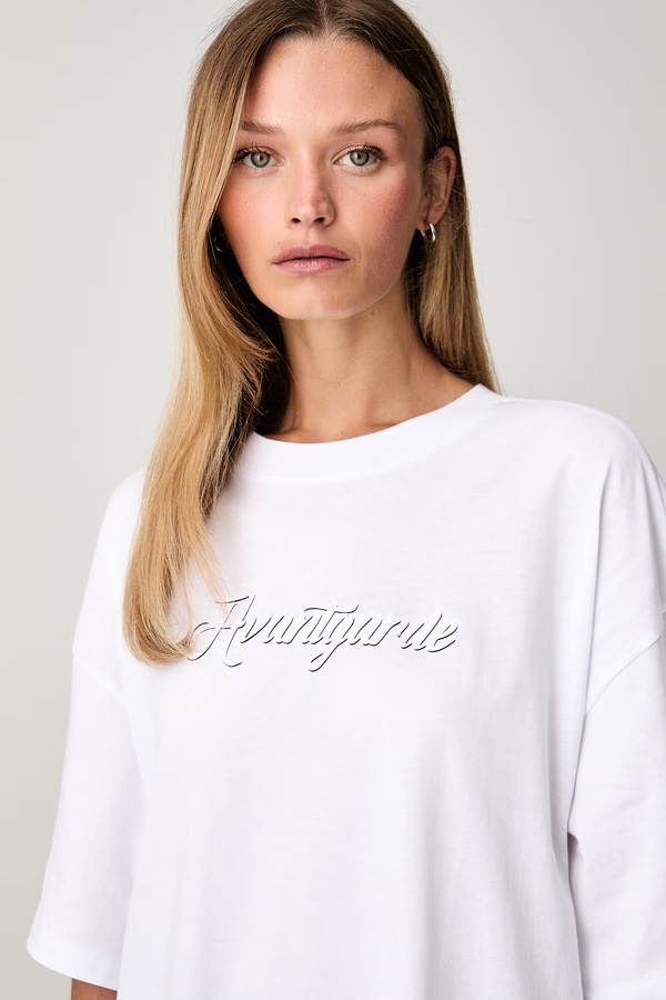 Футболка жіноча бавовняна Armani Exchange колір білий фото 4