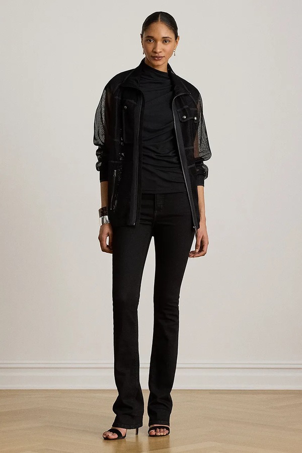 Топ женский Lauren Ralph Lauren цвет черный фото 2