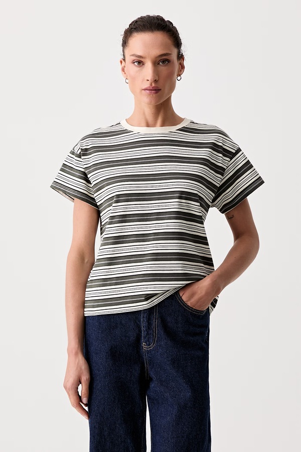 Футболка женская хлопковая rag & bone Kelly цвет зеленый