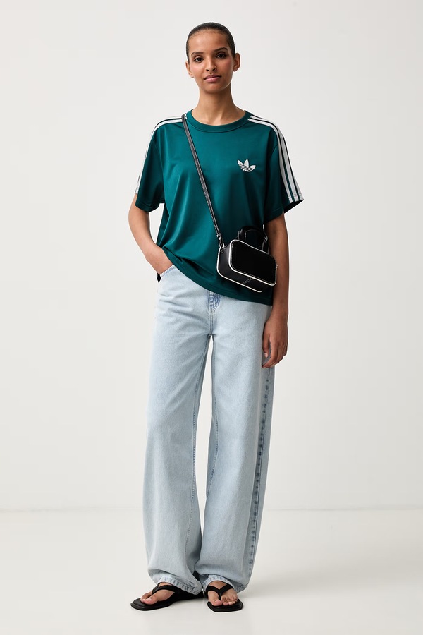 Футболка жіноча adidas Originals Firebird колір бірюзовий