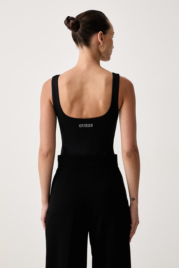 Боді жіноче Guess LOTUS колір чорний фото 2