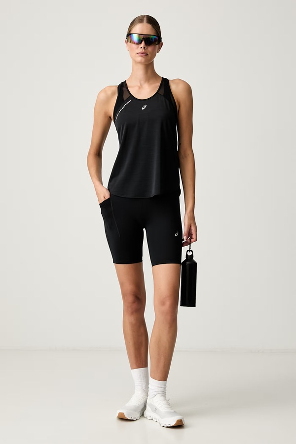 Спортивный топ женский Asics ROAD TANK цвет черный