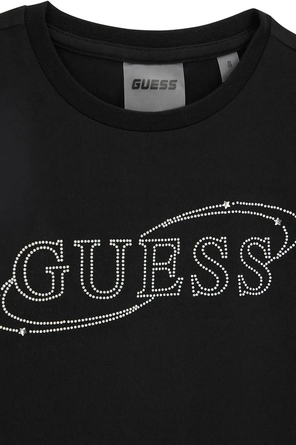 Футболка дитяча Guess колір чорний фото 3