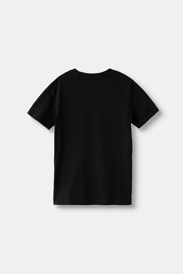 Футболка детская хлопковая Puma ESS SCRIPT Tee цвет черный