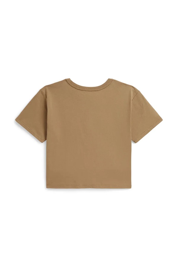 Футболка дитяча бавовняна Polo Ralph Lauren колір коричневий