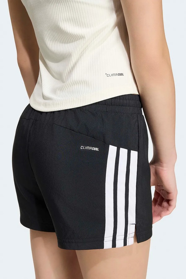 Кроп-топ дитячий adidas колір бежевий фото 3