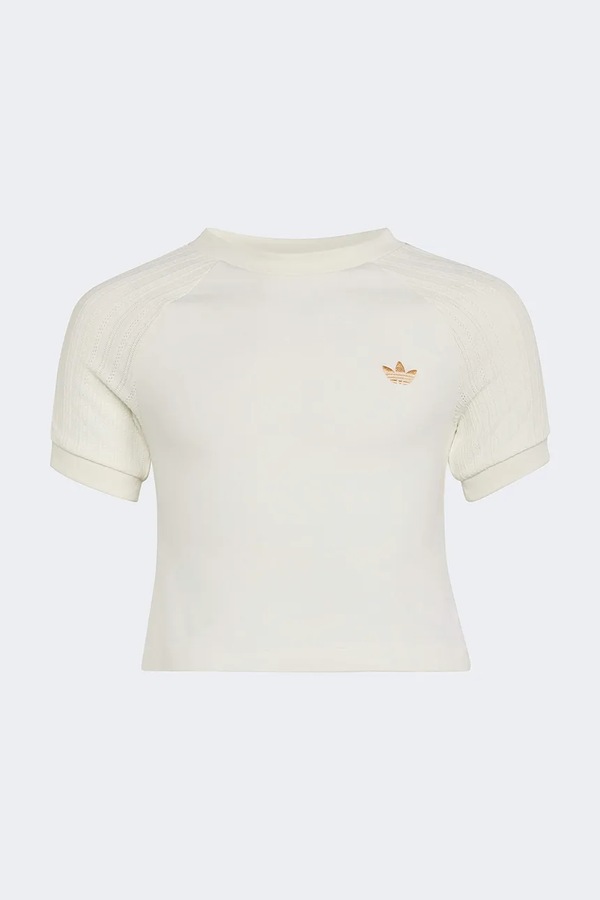 Футболка дитяча бавовняна з еластаном adidas Originals колір білий