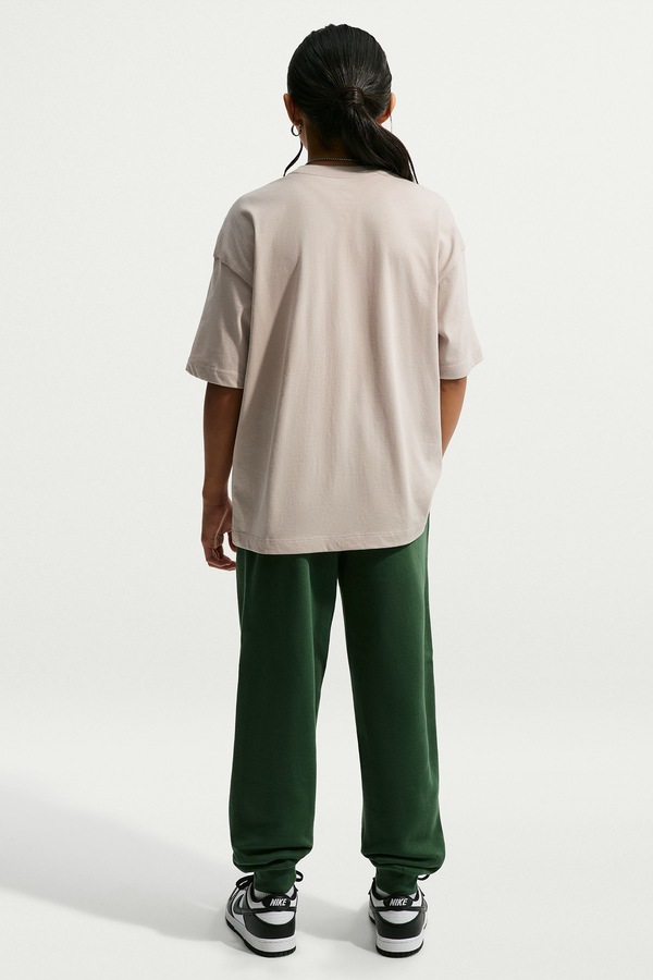 Футболка оверсайз дитяча бавовняна Nike Sportswear колір сірий фото 2