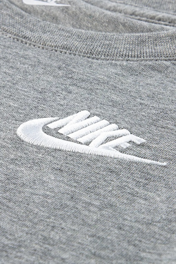 Футболка дитяча з бавовною Nike колір сірий фото 3