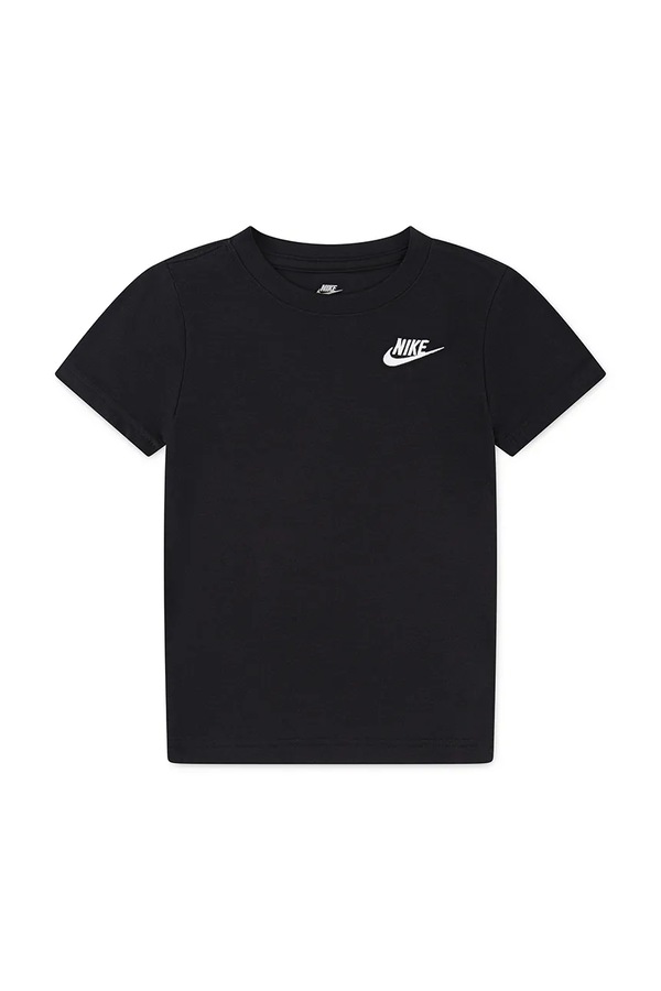 Футболка дитяча з бавовною Nike колір чорний