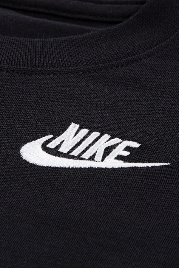 Футболка дитяча з бавовною Nike колір чорний фото 3