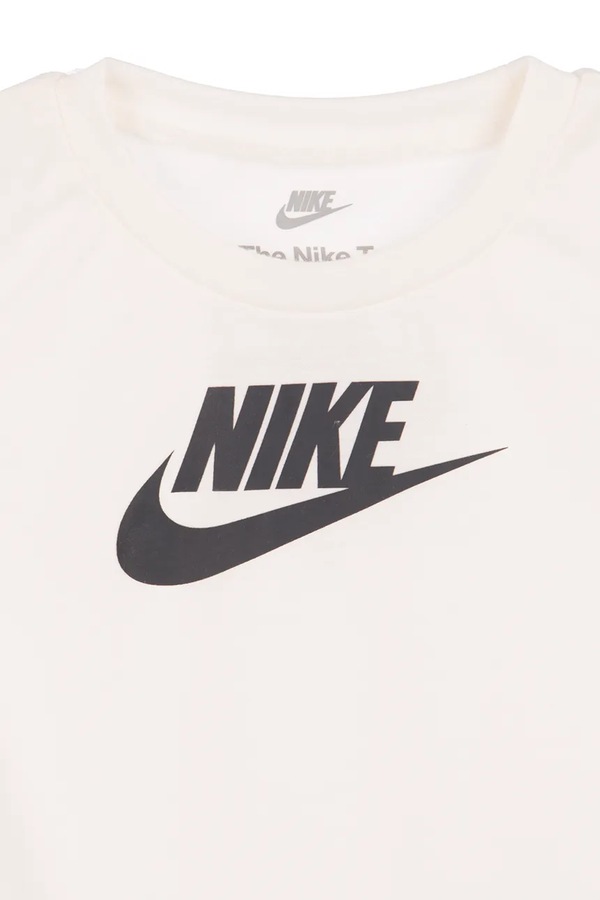 Футболка детская хлопковая Nike цвет белый фото 2