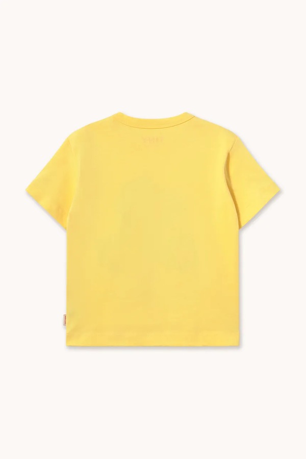 Футболка дитяча бавовняна Tinycottons TREE GRAPHIC TEE колір жовтий