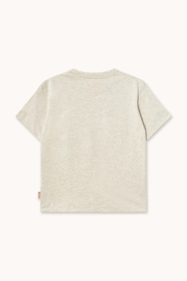 Футболка дитяча бавовняна Tinycottons CURLY DOG GRAPHIC TEE колір білий