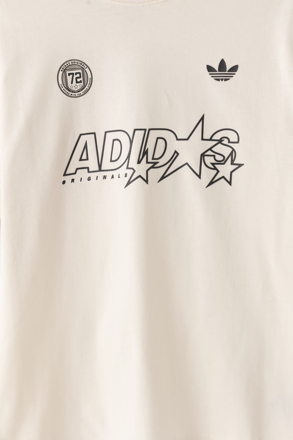 Футболка дитяча бавовняна adidas Originals LOGO PLAY колір білий фото 2