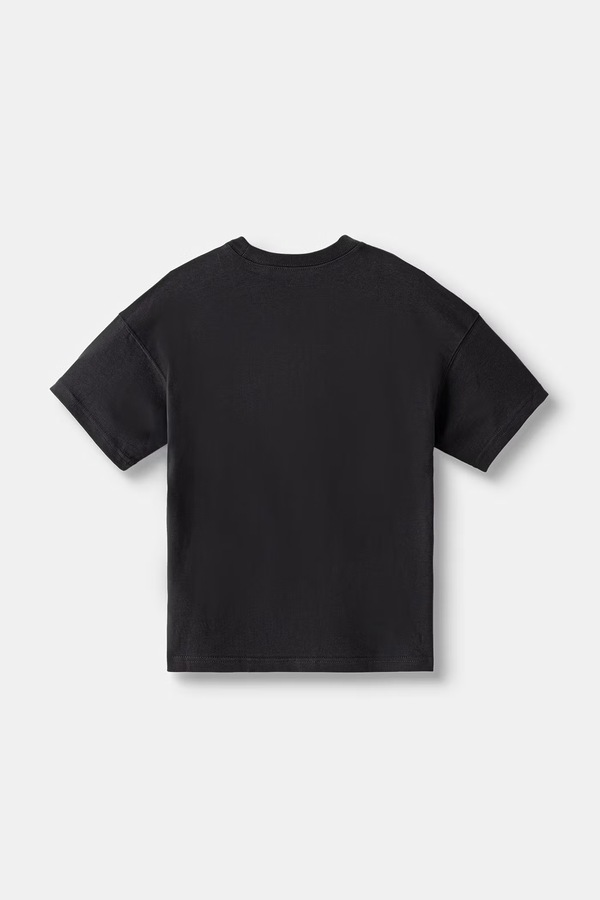 Футболка дитяча бавовняна adidas Originals LOGO PLAY колір чорний