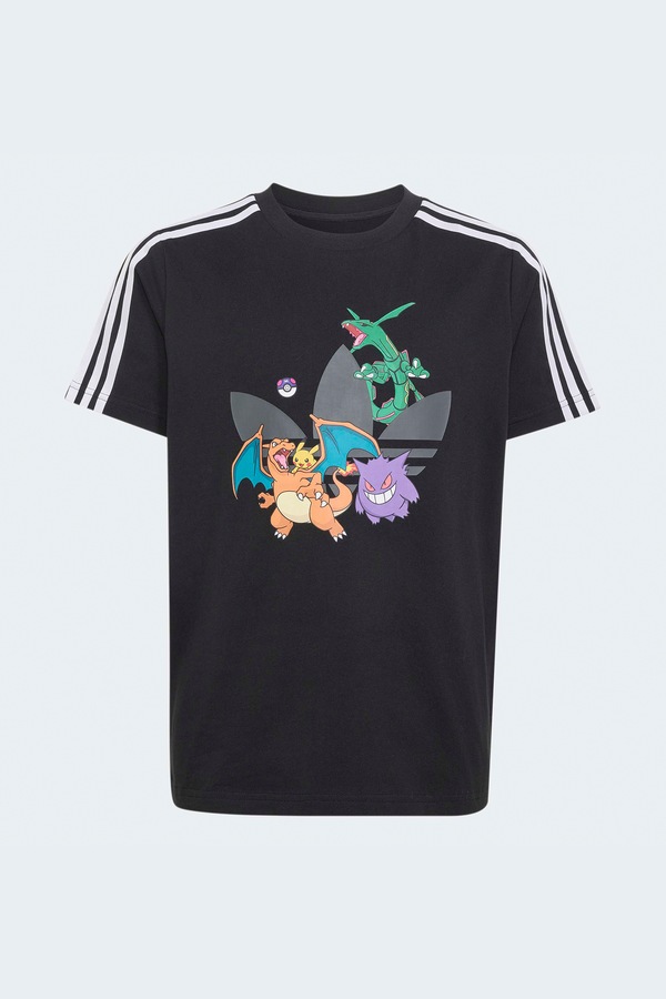 Футболка дитяча бавовняна adidas Originals POKEMON колір чорний фото 2