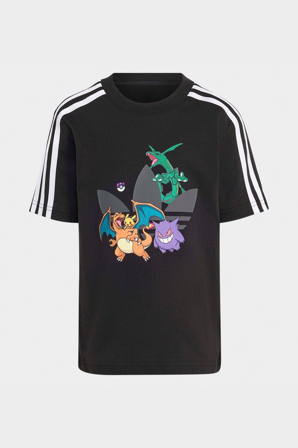 Футболка дитяча бавовняна adidas Originals POKEMON колір чорний фото 2