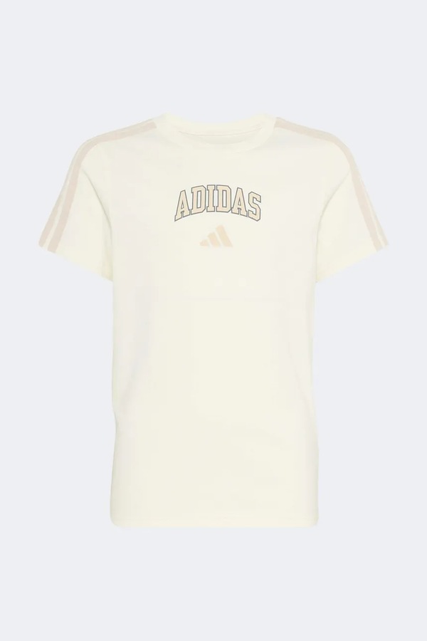 Футболка детская хлопковая adidas TABLE TEE цвет бежевый