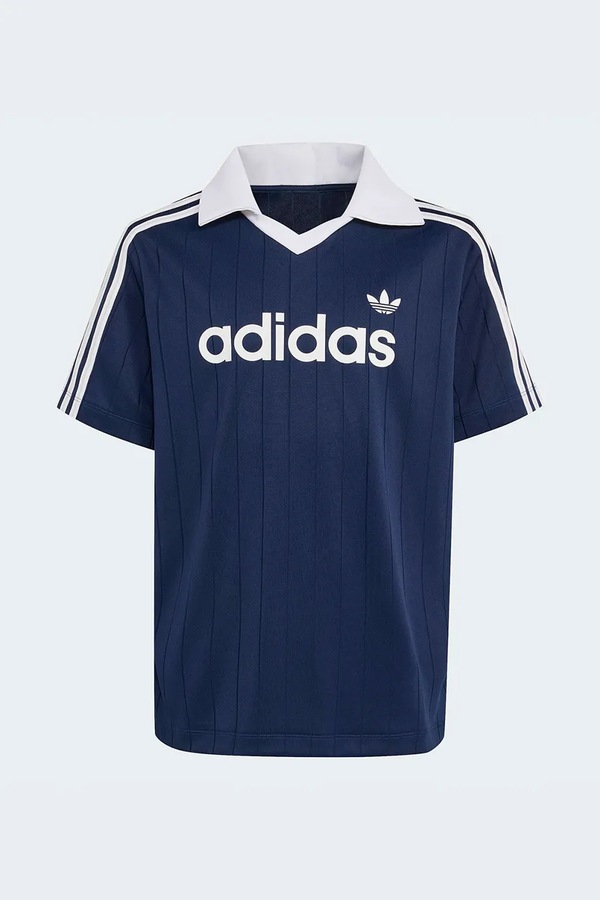 Поло дитяче adidas Originals колір темно-синій