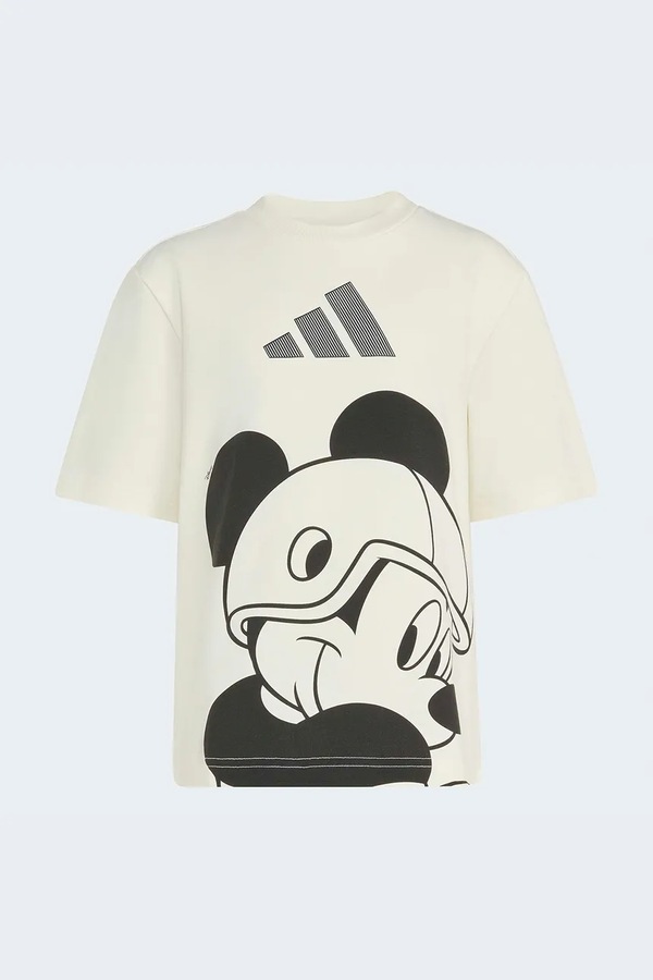 Футболка дитяча бавовняна з еластаном adidas DISNEY MICKEY MOUSE колір бежевий