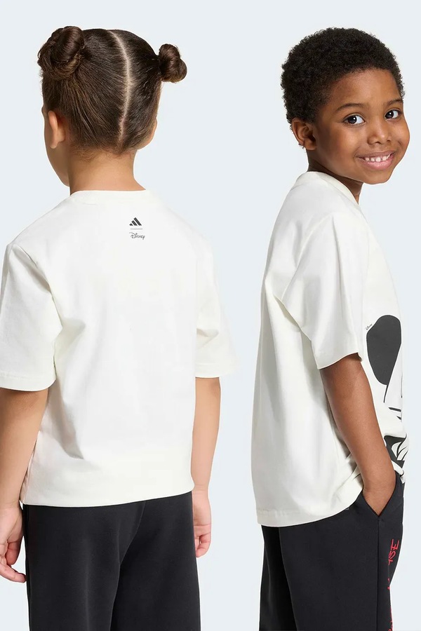 Футболка дитяча бавовняна з еластаном adidas DISNEY MICKEY MOUSE колір бежевий фото 2