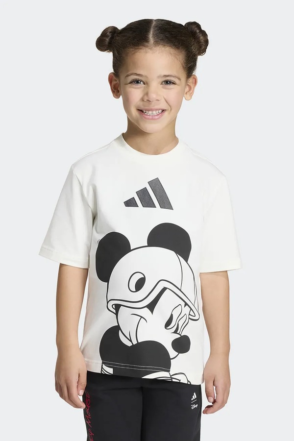 Футболка дитяча бавовняна з еластаном adidas DISNEY MICKEY MOUSE колір бежевий фото 3