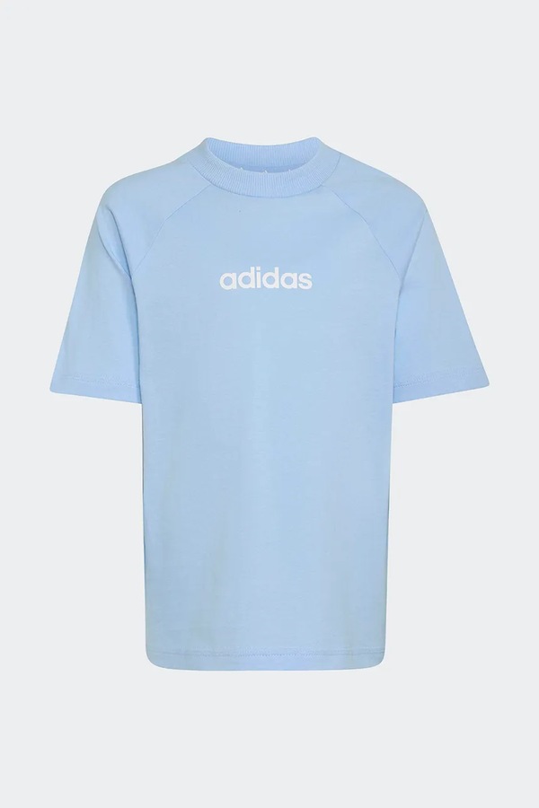 Футболка детская хлопковая adidas цвет голубой