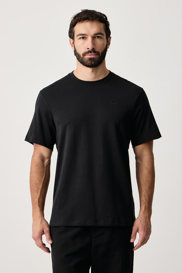 Спортивна футболка чоловіча з бавовною Nike Primary Dri-FIT колір чорний
