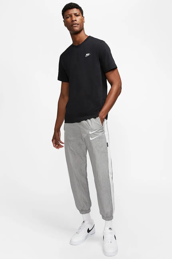 Футболка basic чоловіча бавовняна Nike Sportswear Club колір чорний фото 3