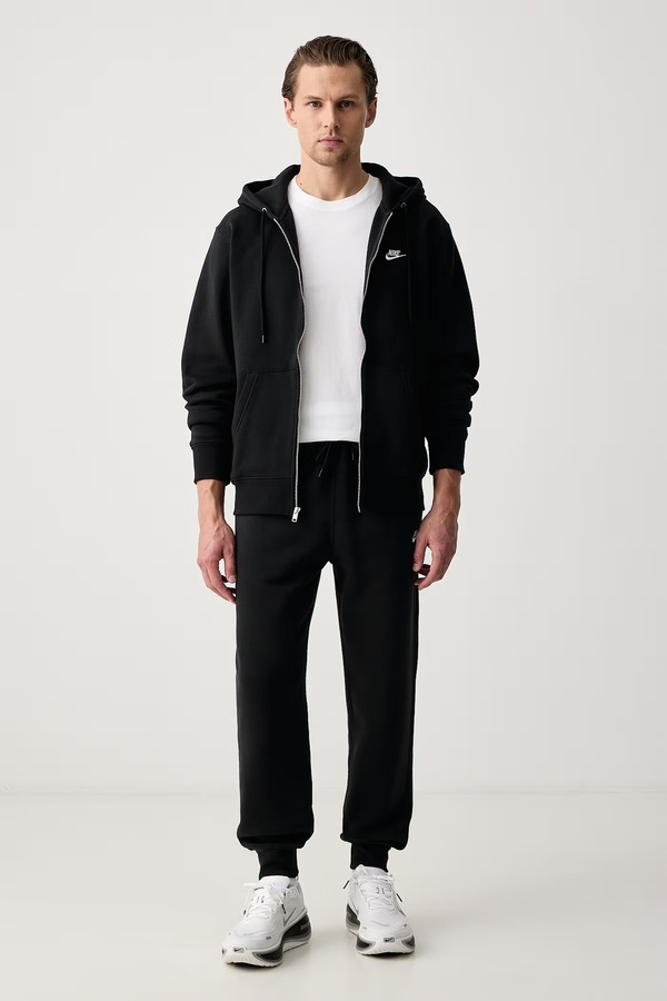Футболка basic чоловіча бавовняна Nike Sportswear Club колір білий фото 2