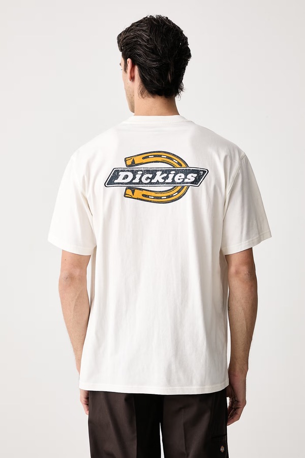 Футболка чоловіча бавовняна Dickies колір бежевий