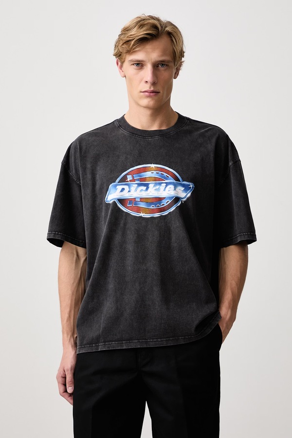 Футболка чоловіча бавовняна Dickies колір чорний