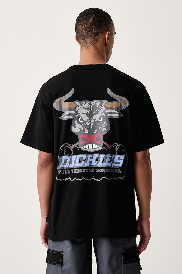 Футболка чоловіча бавовняна Dickies колір чорний