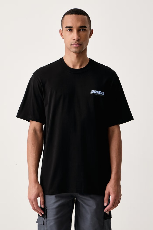 Футболка чоловіча бавовняна Dickies колір чорний фото 3