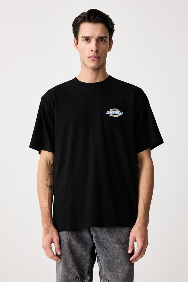 Футболка чоловіча бавовняна Dickies колір чорний фото 3