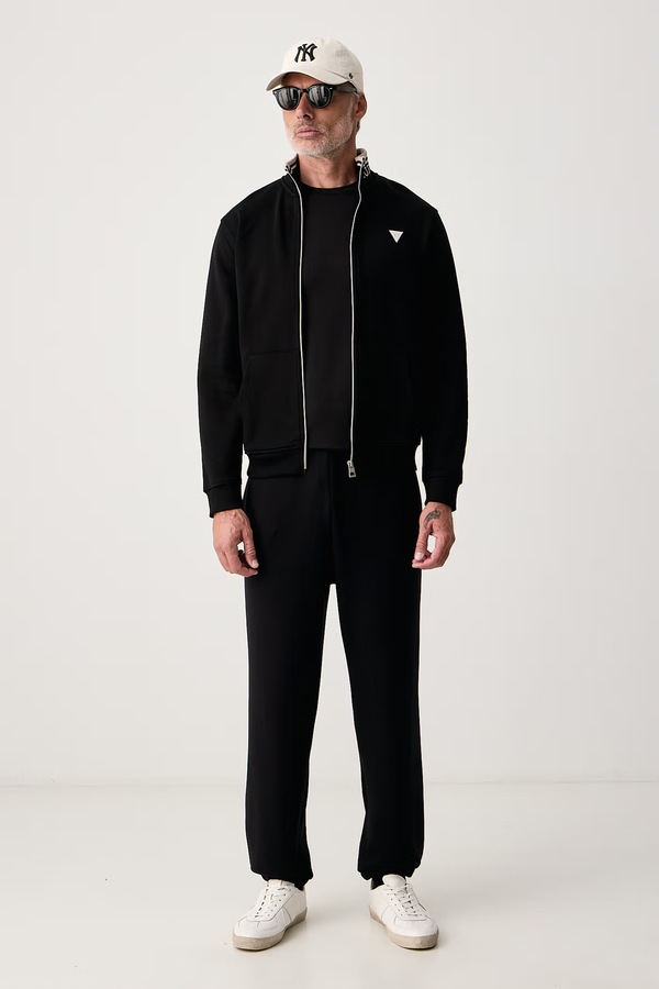 Футболка чоловіча з модалем Guess JAVIER колір чорний фото 2