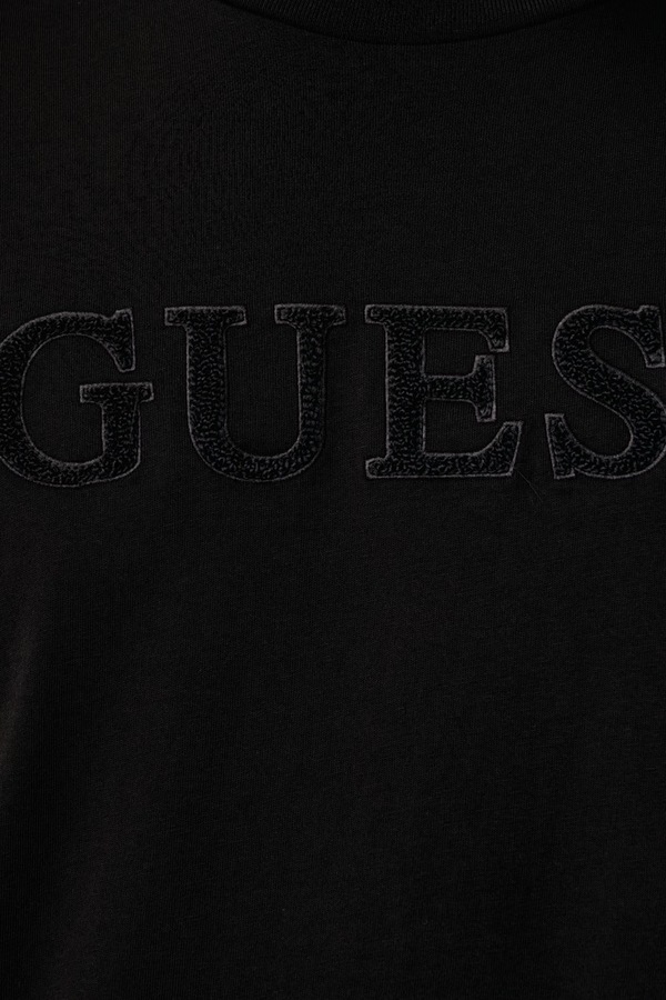 Футболка чоловіча бавовняна Guess колір чорний фото 4