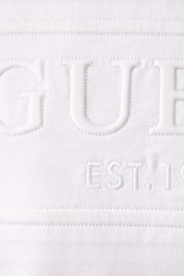 Футболка чоловіча бавовняна Guess колір білий фото 4