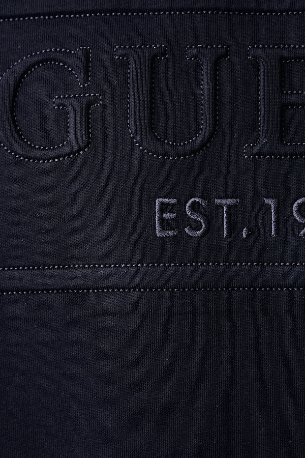 Футболка чоловіча бавовняна Guess колір темно-синій фото 4