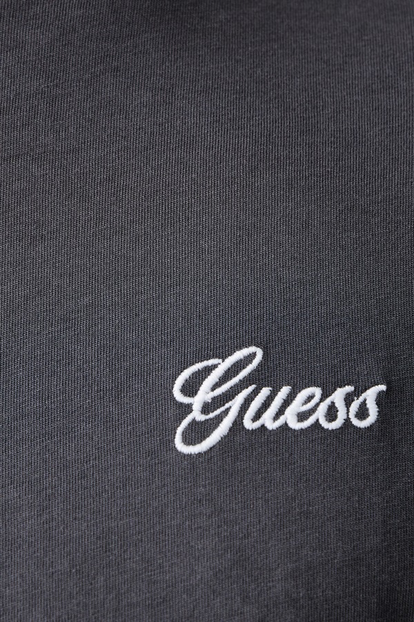 Футболка оверсайз мужская хлопковая Guess цвет серый фото 2