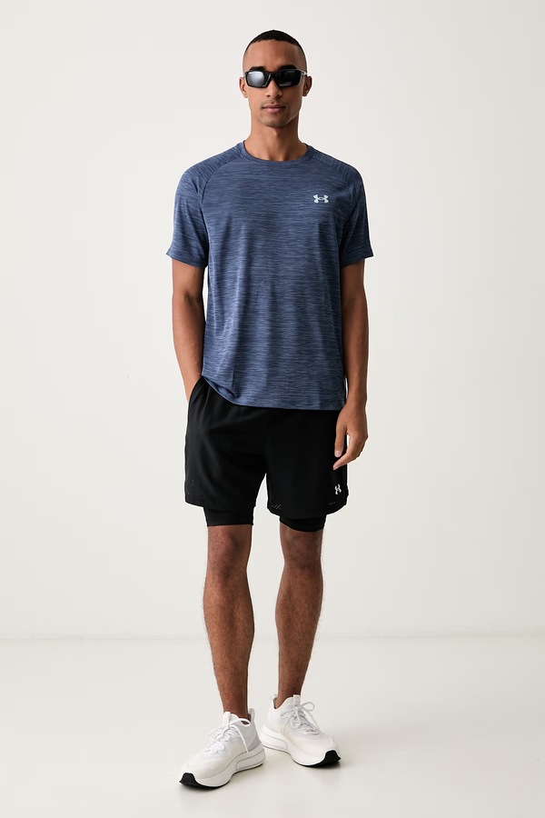 Футболка для тренувань чоловіча Under Armour Tech Textured колір блакитний фото 2